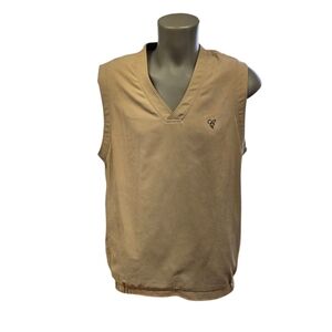 Vintage Monterey Club Golf Vest Windbreaker Weatherproof Microfiber